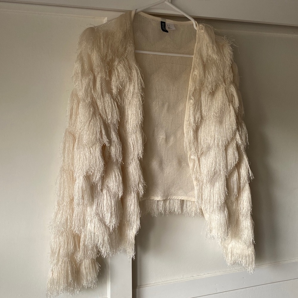 H&M Fringe Cardigan